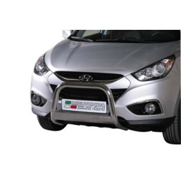 EC Homologated Bullbar, Misutonida 4x4 Medium Bar, Color Silver, Hyundai ix35 - EDK.ro