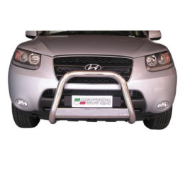 EC Homologated Bullbar, Misutonida 4x4 Medium Bar, Color Black, Hyundai Santa Fe - EDK.ro
