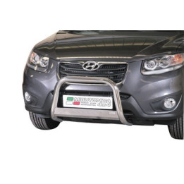 EC Homologated Bullbar, Misutonida 4x4 Medium Bar, Color Black, Hyundai Santa Fe - EDK.ro