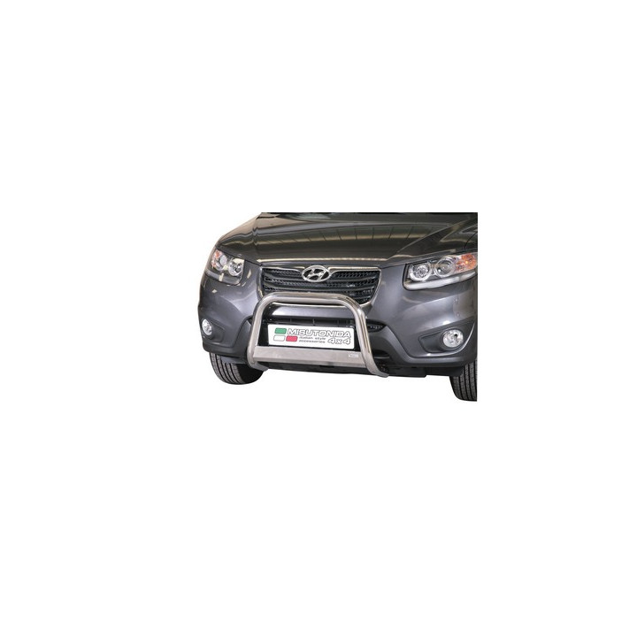 EC Homologated Bullbar, Misutonida 4x4 Medium Bar, Color Black, Hyundai Santa Fe - EDK.ro