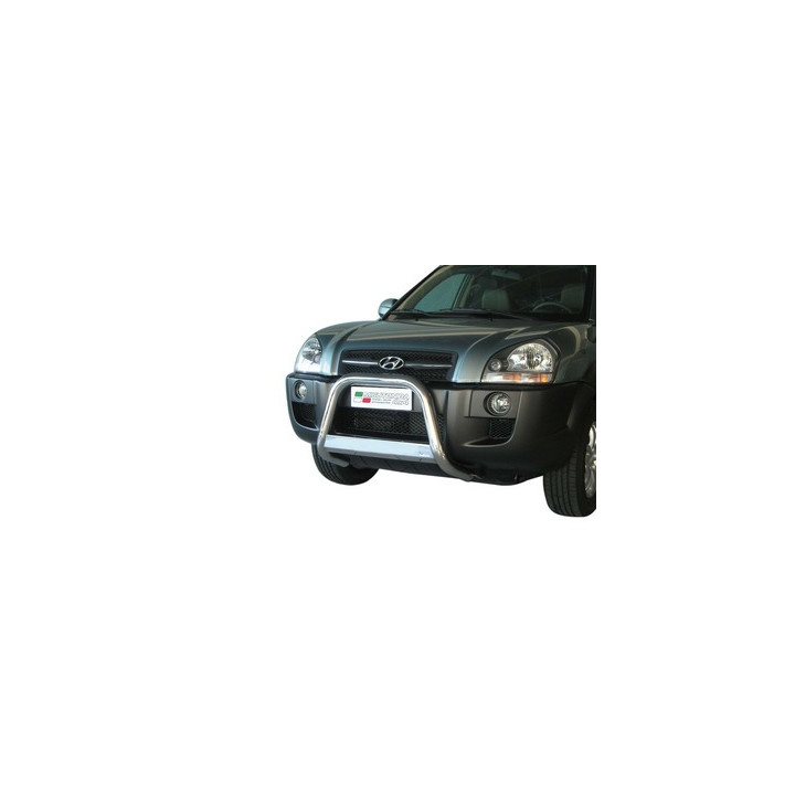EC Homologated Bullbar, Misutonida 4x4 Medium Bar, Color Black, Hyundai Tucson - EDK.ro