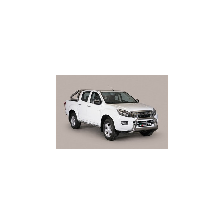 Bullbar Omologat RAR, Misutonida 4x4 Medium Bar, Culoare Argintiu, Isuzu D-Max 2012 - 2019 - EDK.ro