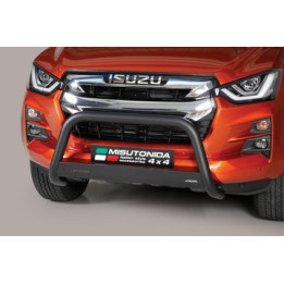 EC Homologated Bullbar, Misutonida 4x4 Medium Bar, Color Black, Isuzu D-Max 2020 - 2023 - EDK.ro