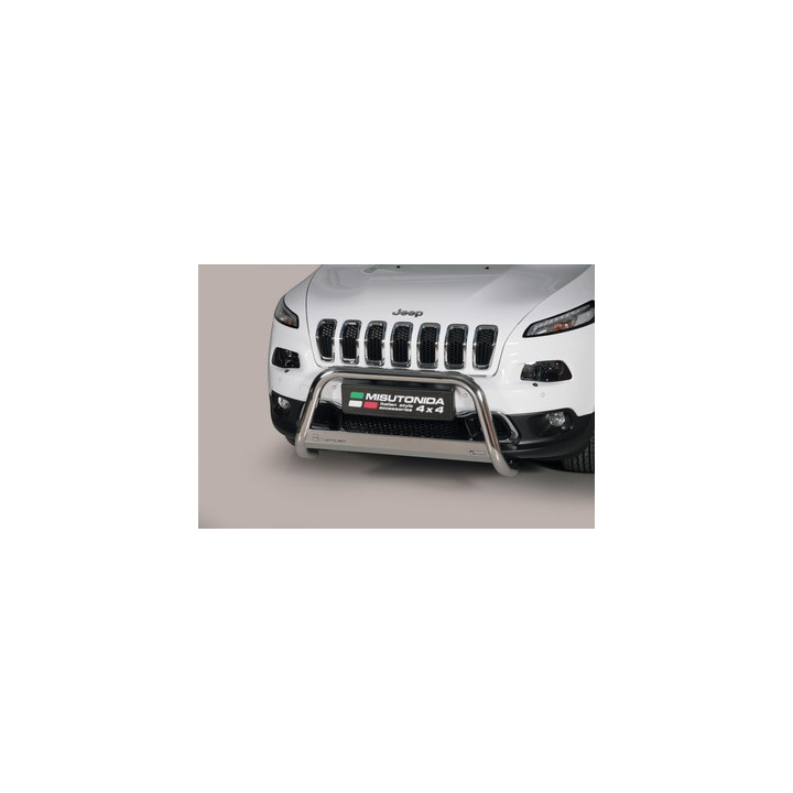 Bullbar Omologat RAR, Misutonida 4x4 Medium Bar, Culoare Argintiu, Jeep Cherokee - EDK.ro