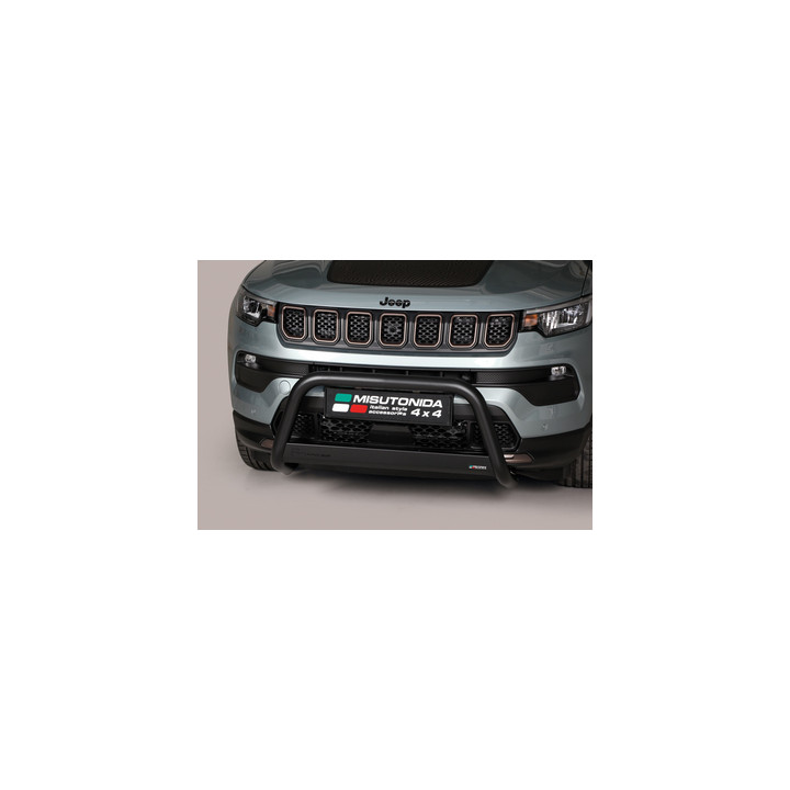EC Homologated Bullbar, Misutonida 4x4 Medium Bar, Color Black, Jeep Compass - EDK.ro