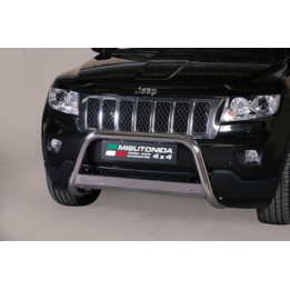 EC Homologated Bullbar, Misutonida 4x4 Medium Bar, Color Silver, Jeep Grand Cherokee - EDK.ro