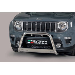 Bullbar Omologat RAR, Misutonida 4x4 Medium Bar, Culoare Negru, Jeep Renegade - EDK.ro
