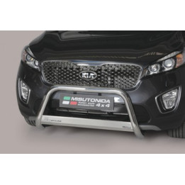 Bullbar Omologat RAR, Misutonida 4x4 Medium Bar, Culoare Argintiu, Kia Sorento - EDK.ro