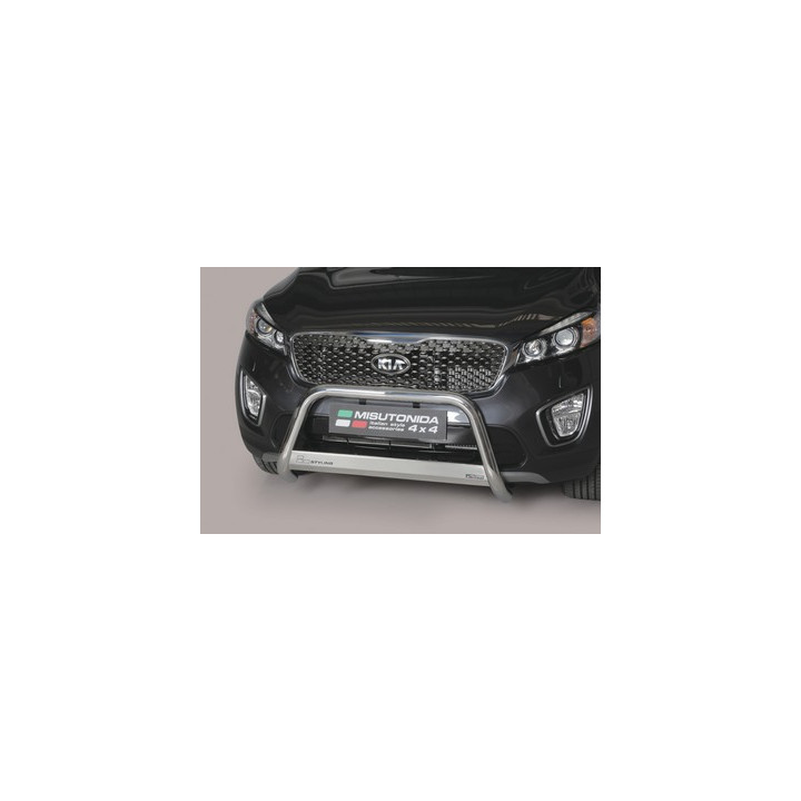 EC Homologated Bullbar, Misutonida 4x4 Medium Bar, Color Silver, Kia Sorento - EDK.ro