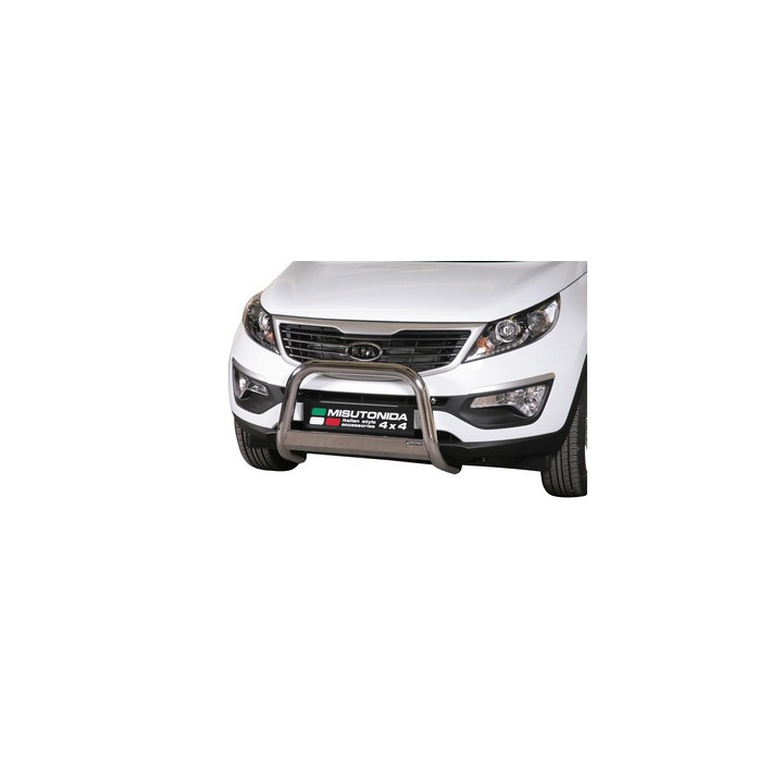 EC Homologated Bullbar, Misutonida 4x4 Medium Bar, Color Black, Kia Sportage - EDK.ro