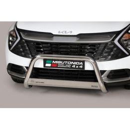 Bullbar Omologat RAR, Misutonida 4x4 Medium Bar, Culoare Argintiu, Kia Sportage - EDK.ro