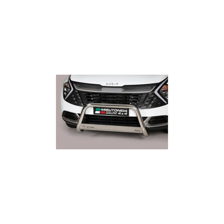 Bullbar Omologat RAR, Misutonida 4x4 Medium Bar, Culoare Argintiu, Kia Sportage - EDK.ro