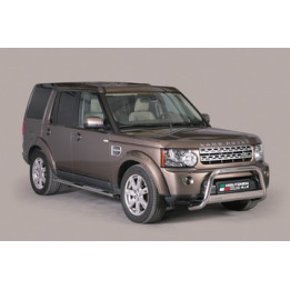 EC Homologated Bullbar, Misutonida 4x4 Medium Bar, Color Silver, Land Rover Discovery 4 - EDK.ro