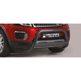 EC Homologated Bullbar, Misutonida 4x4 Medium Bar, Color Black, Land Rover Range Rover Evoque - EDK.ro