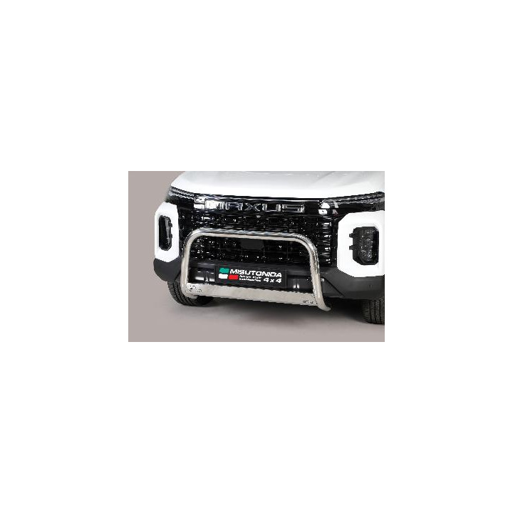 EC Homologated Bullbar, Misutonida 4x4 Medium Bar, Color Silver, Maxus T60 - EDK.ro