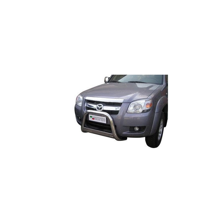 EC Homologated Bullbar, Misutonida 4x4 Medium Bar, Color Silver, Mazda BT-50 - EDK.ro
