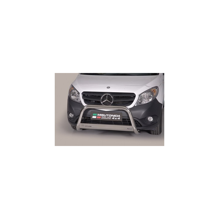 EC Homologated Bullbar, Misutonida 4x4 Medium Bar, Color Black, Mercedes-Benz Citan - EDK.ro