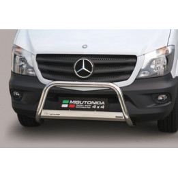 EC Homologated Bullbar, Misutonida 4x4 Medium Bar, Color Black, Mercedes-Benz Sprinter - EDK.ro