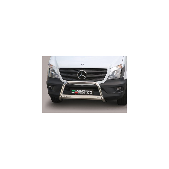 EC Homologated Bullbar, Misutonida 4x4 Medium Bar, Color Black, Mercedes-Benz Sprinter - EDK.ro
