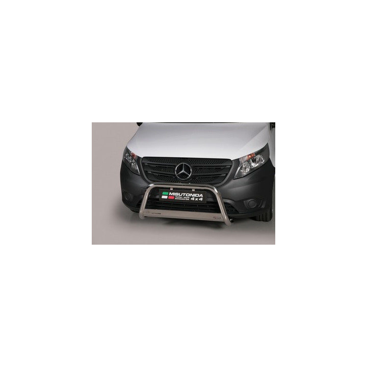 Bullbar Omologat RAR, Misutonida 4x4 Medium Bar, Culoare Argintiu, Mercedes-Benz Viano 2015 - Prezent - EDK.ro