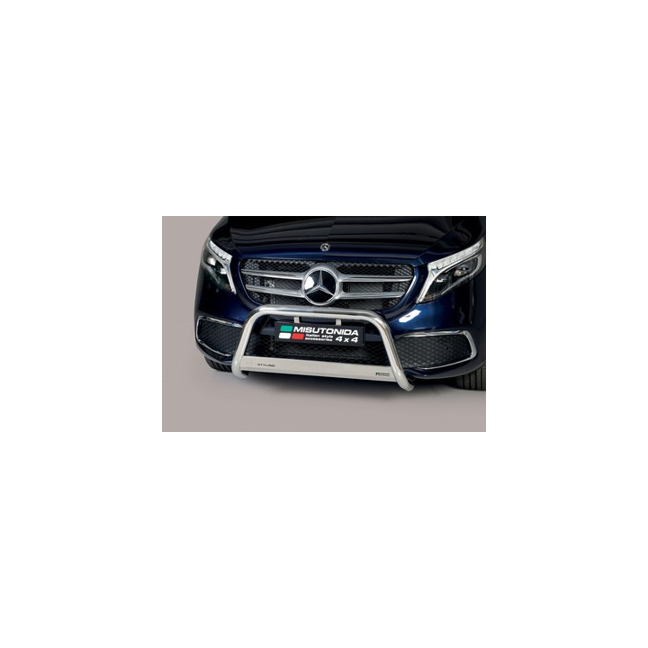 EC Homologated Bullbar, Misutonida 4x4 Medium Bar, Color Silver, Mercedes-Benz Vito - EDK.ro