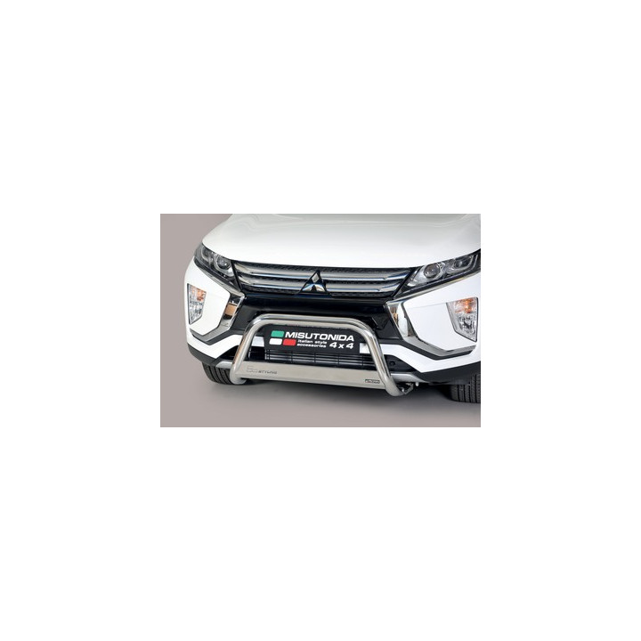 EC Homologated Bullbar, Misutonida 4x4 Medium Bar, Color Silver, Mitsubishi Eclipse Cross - EDK.ro