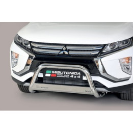 EC Homologated Bullbar, Misutonida 4x4 Medium Bar, Color Black, Mitsubishi Eclipse Cross - EDK.ro