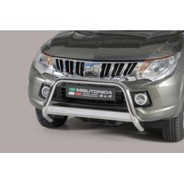 Bullbar Omologat RAR, Misutonida 4x4 Medium Bar, Culoare Negru, Mitsubishi L200 2015 - 2018 - EDK.ro