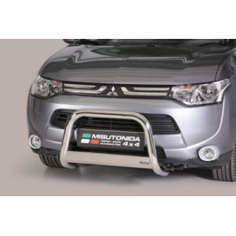 Bullbar Omologat RAR, Misutonida 4x4 Medium Bar, Culoare Negru, Mitsubishi Outlander - EDK.ro