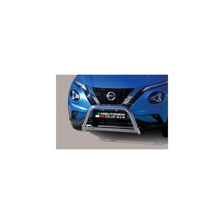 EC Homologated Bullbar, Misutonida 4x4 Medium Bar, Color Silver, Nissan Juke - EDK.ro