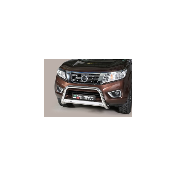 Bullbar Omologat RAR, Misutonida 4x4 Medium Bar, Culoare Negru, Nissan Navara 2016 - Prezent - EDK.ro
