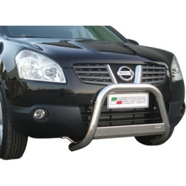 EC Homologated Bullbar, Misutonida 4x4 Medium Bar, Color Black, Nissan Qashqai - EDK.ro