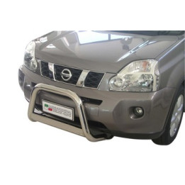 EC Homologated Bullbar, Misutonida 4x4 Medium Bar, Color Black, Nissan X-Trail - EDK.ro
