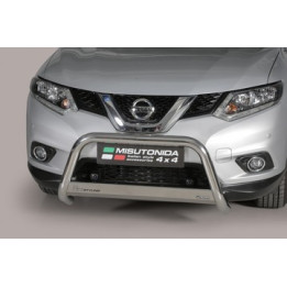 Bullbar Omologat RAR, Misutonida 4x4 Medium Bar, Culoare Argintiu, Nissan X-Trail - EDK.ro