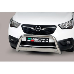 Bullbar Omologat RAR, Misutonida 4x4 Medium Bar, Culoare Argintiu, Opel Crossland X - EDK.ro