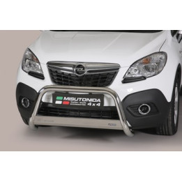 EC Homologated Bullbar, Misutonida 4x4 Medium Bar, Color Black, Opel Mokka - EDK.ro