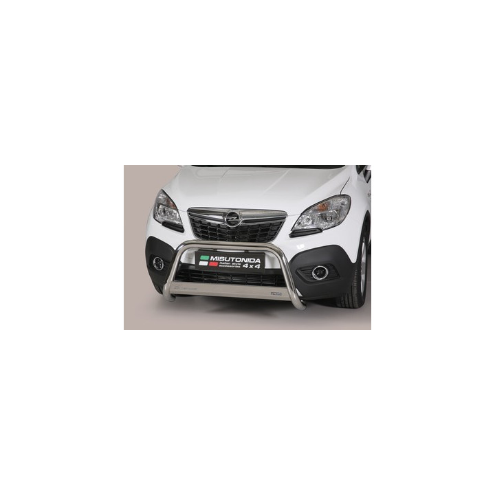 EC Homologated Bullbar, Misutonida 4x4 Medium Bar, Color Black, Opel Mokka - EDK.ro