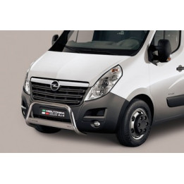 EC Homologated Bullbar, Misutonida 4x4 Medium Bar, Color Silver, Opel Movano - EDK.ro