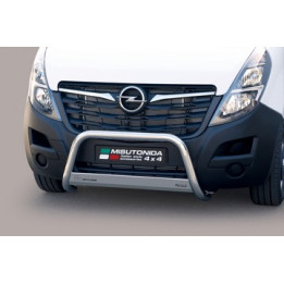 Bullbar Omologat RAR, Misutonida 4x4 Medium Bar, Culoare Argintiu, Opel Movano 2020 - 2021 - EDK.ro