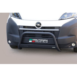 EC Homologated Bullbar, Misutonida 4x4 Medium Bar, Color Black, Opel Movano 2024 - Present - EDK.ro