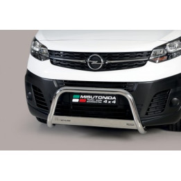Bullbar Omologat RAR, Misutonida 4x4 Medium Bar, Culoare Argintiu, Opel Vivaro 2019 - Prezent - EDK.ro