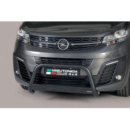 EC Homologated Bullbar, Misutonida 4x4 Medium Bar, Color Black, Opel Zafira Life 2020 - Present - EDK.ro