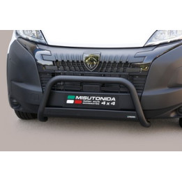 EC Homologated Bullbar, Misutonida 4x4 Medium Bar, Color Black, Peugeot Boxer 2024 - Present - EDK.ro