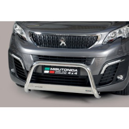 Bullbar Omologat RAR, Misutonida 4x4 Medium Bar, Culoare Argintiu, Peugeot Expert 2016 - Prezent - EDK.ro