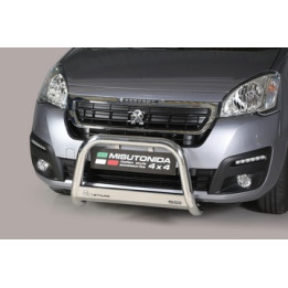 Bullbar Omologat RAR, Misutonida 4x4 Medium Bar, Culoare Argintiu, Peugeot Partner - EDK.ro