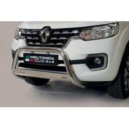 Bullbar Omologat RAR, Misutonida 4x4 Medium Bar, Culoare Argintiu, Renault Alaskan - EDK.ro