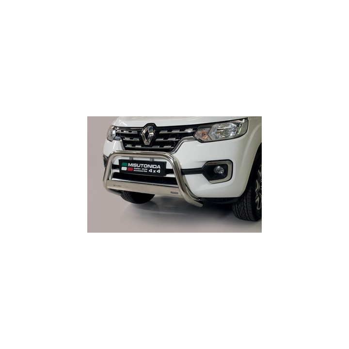 EC Homologated Bullbar, Misutonida 4x4 Medium Bar, Color Silver, Renault Alaskan - EDK.ro