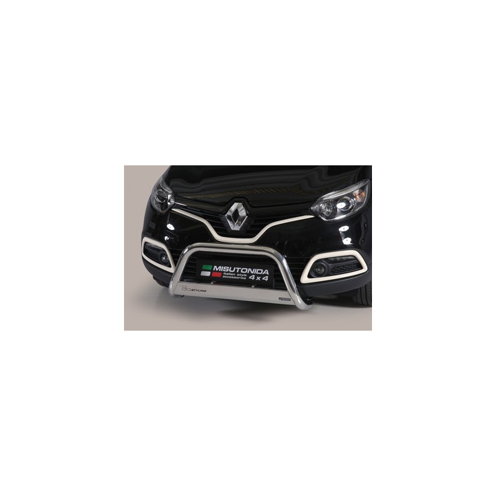 EC Homologated Bullbar, Misutonida 4x4 Medium Bar, Color Silver, Renault Captur - EDK.ro
