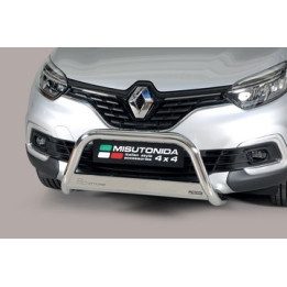 EC Homologated Bullbar, Misutonida 4x4 Medium Bar, Color Black, Renault Captur - EDK.ro