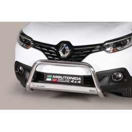 EC Homologated Bullbar, Misutonida 4x4 Medium Bar, Color Black, Renault Kadjar - EDK.ro